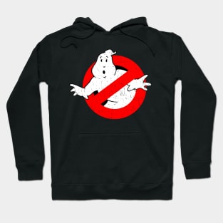 distressed ghostbuster logo Hoodie